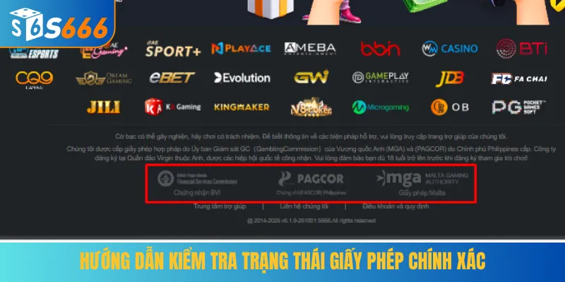Hướng dẫn kiểm tra trạng thái giấy phép chính xác