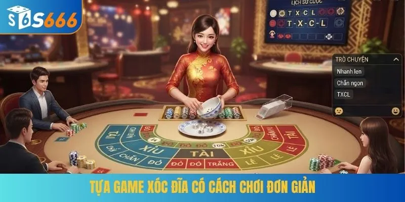 Tựa game Xóc đĩa có cách chơi đơn giản