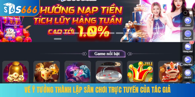 Về ý tưởng thành lập sân chơi trực tuyến của tác giả